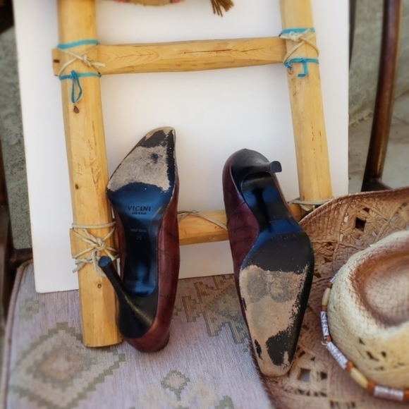 Giuseppe Zanotti Vintage Brown Croc Embossed - Picture 14 of 16